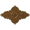 Ekena Millwork Melchor Diamond Medallion (Canopies up to 4"), 67 1/4"W x 43 3/8"H x 4"ID x 2"P, Smokey Topaz CM70X43MLSTC - alternate 1